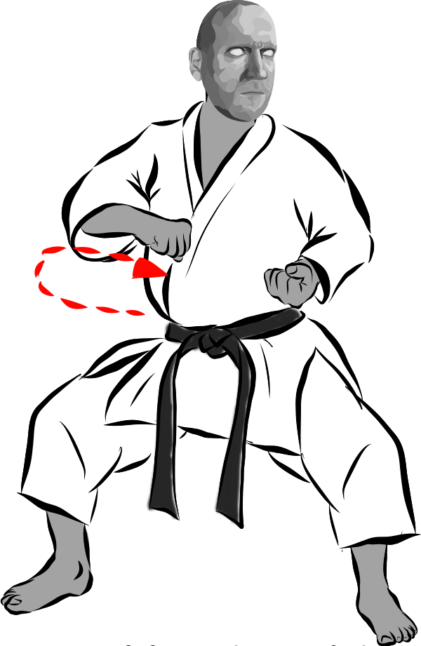 Kagi tsuki (Hook punch)